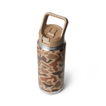 YETI 08. DRINKWARE - WATER BOTTLES - WATER BOTTLES Rambler 26 oz with Color-Matched Straw Cap WETLANDS CAMO