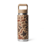 YETI 08. DRINKWARE - WATER BOTTLES - WATER BOTTLES Rambler 26 oz with Color-Matched Straw Cap WETLANDS CAMO