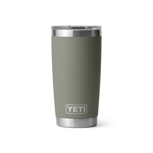 Rambler 20 oz Tumbler with Magslider Lid YETI - PAMPA GREEN