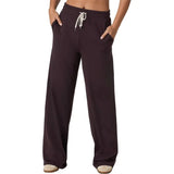 Vuori 02. WOMENS APPAREL - WOMENS PANTS - WOMENS PANTS CASUAL Women's Halo Essential Wideleg Pant RSN RAISIN