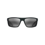 Maui Jim 07. EYEWEAR - SUNGLASSES - SUNGLASSES Byron Bay MATTE BLACK RUBBER NEUTRAL GREY