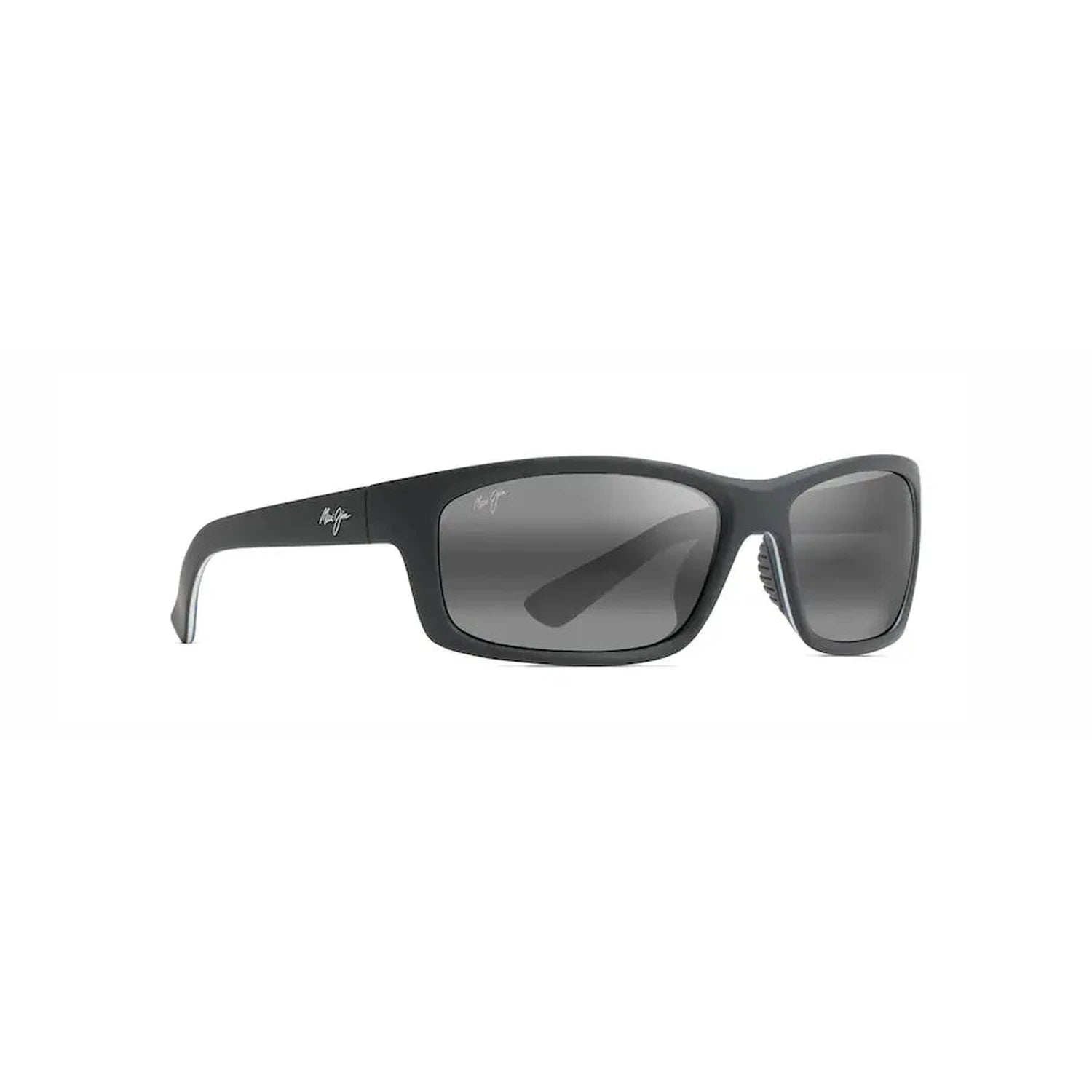 Maui Jim 07. EYEWEAR - SUNGLASSES - SUNGLASSES Kanaio Coast MATTE SOFT BLACK WHITE BLUE NEUTRAL GREY