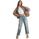 Women's Collared Puffer Jacket