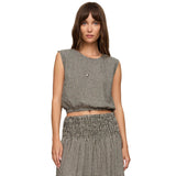 Women’s Merit Gingham Top Z Supply - BLK BLACK / XS
