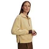 Varley 02. WOMENS APPAREL - WOMENS HOODIES|SWEATERS - WOMENS PO Q ZIP Women's Jaylin Half-Zip Fleece REED YELLOW