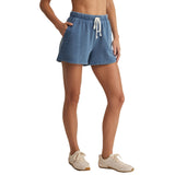 Z Supply 02. WOMENS APPAREL - WOMENS SHORTS - WOMENS SHORTS CASUAL Women's Hunter Knit Denim Short CYI CALYPSO BLUE INDIGO