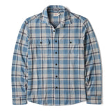 Faherty 01. MENS APPAREL - MENS LS SHIRTS - MENS LS BUTTON UP Men's Legend Sweater Shirt OVD OVERCAST OCEAN PLAID