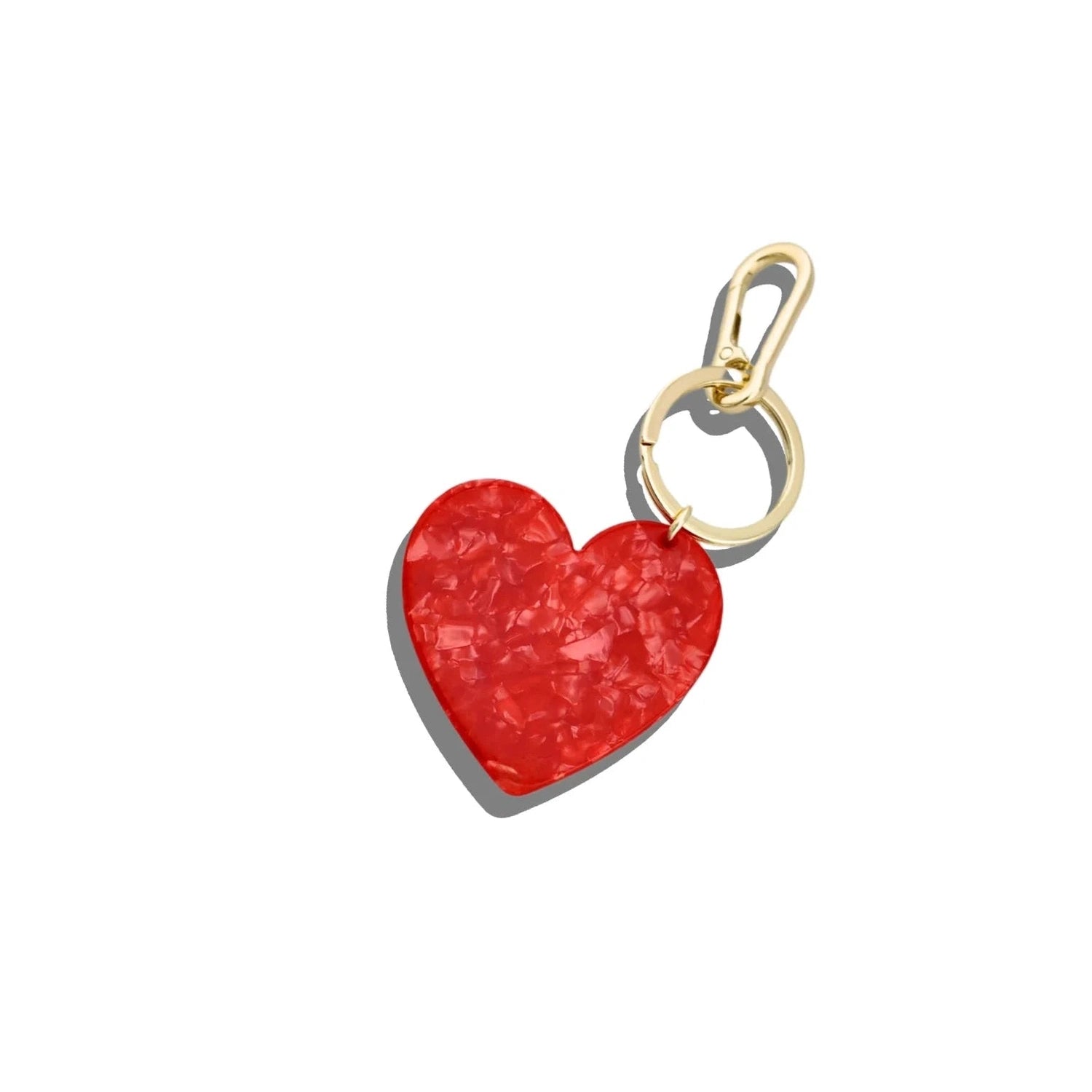 Solar Eclipse 10. GIFTS|ACCESSORIES - WOMENS ACCESSORIES - WOMENS HAIR ACCESSORIES Heart Bag Charm + Keychain RED