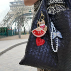 Heart Bag Charm + Keychain Solar Eclipse