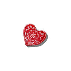 Women’s Hand-Painted Paisley Mini Heart Hair Claw Clip