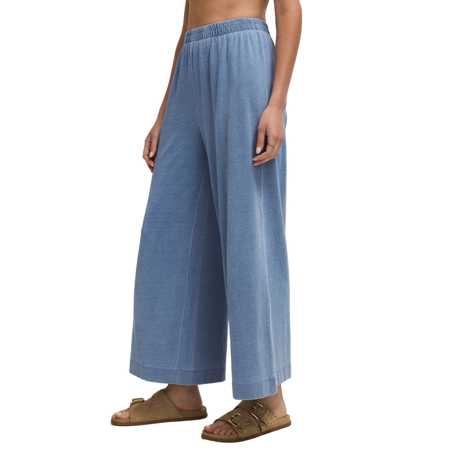 Z Supply 02. WOMENS APPAREL - WOMENS PANTS - WOMENS PANTS CASUAL Women's Scout Jersey Denim Pant SRI SANTORINI INDIGO