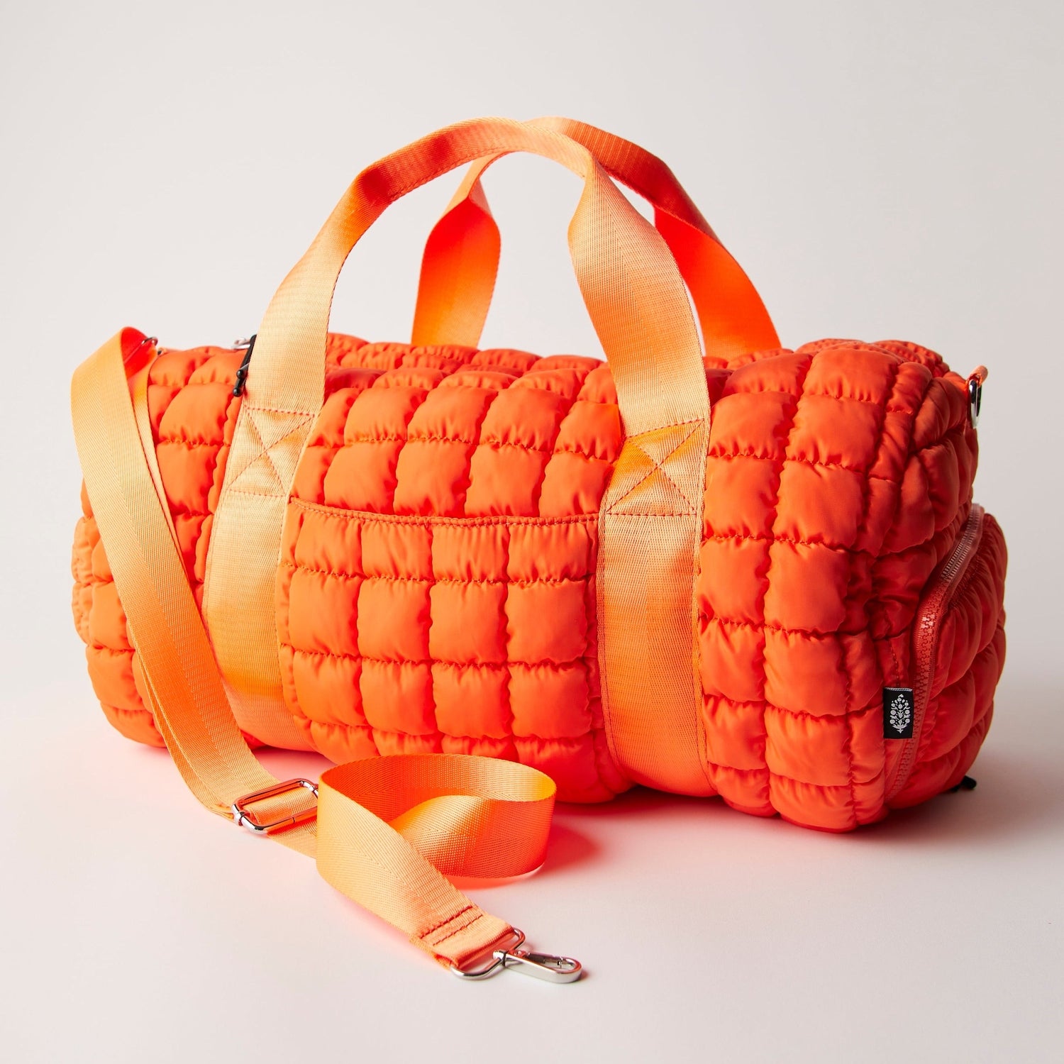 FP Movement 09. PACKS|LUGGAGE - PACK|CASUAL - WAIST|SLING|MESSENGER|PURSE Women's Quilted Duffle 8837 TANGERINE OS