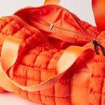 FP Movement 09. PACKS|LUGGAGE - PACK|CASUAL - WAIST|SLING|MESSENGER|PURSE Women's Quilted Duffle 8837 TANGERINE OS