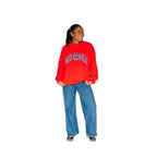 Women’s The Madi Classic Mockneck Georgia Applique SCARLET