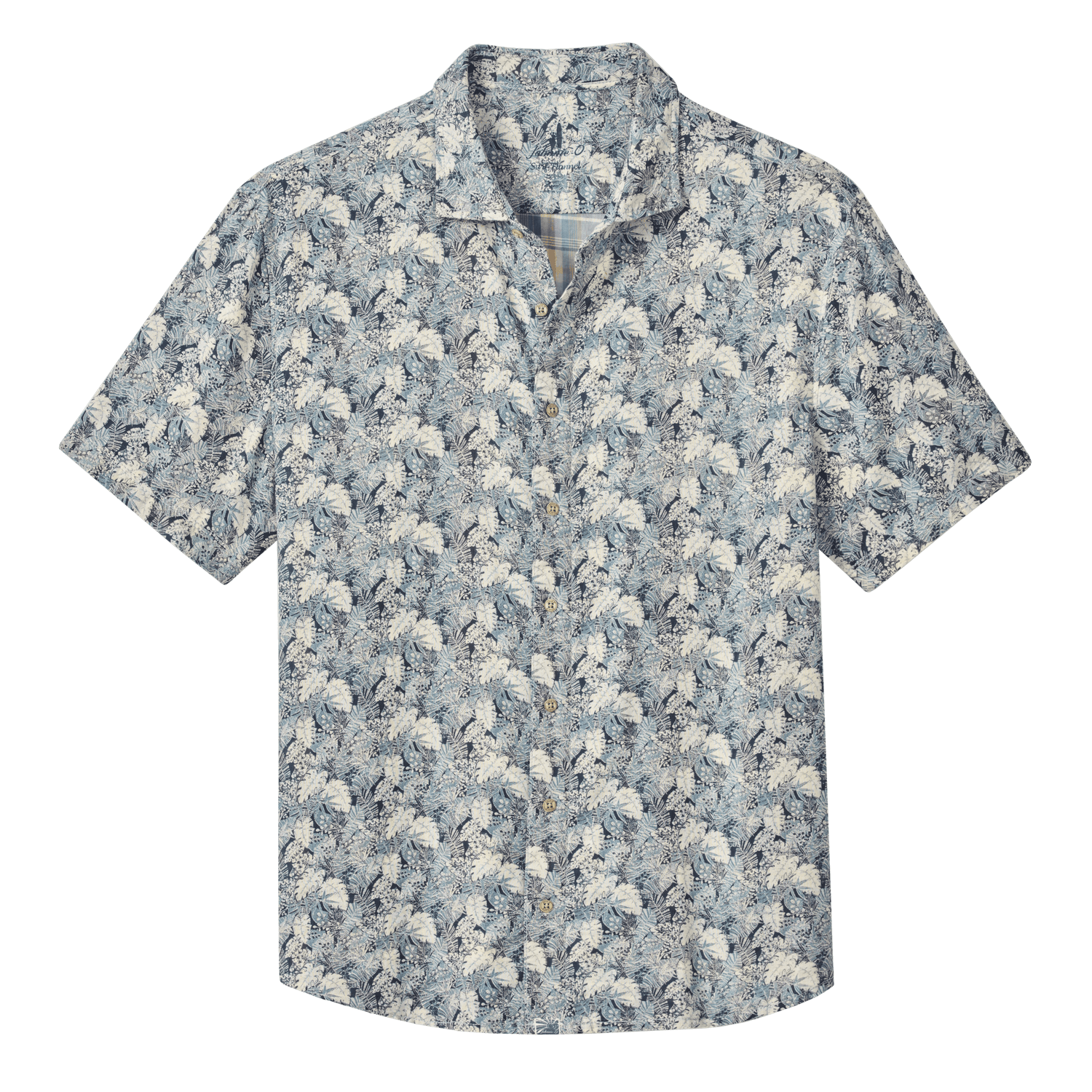 Men’s ’Surf Flannel’ Short Sleeve Button Down Shirt