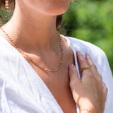 Women's Painted Hills Necklace | Lace White