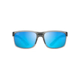 Maui Jim 07. EYEWEAR - SUNGLASSES - SUNGLASSES Pokowai Arch TRANSLUCENT MATTE GREY BLUE HAWAII