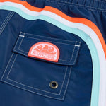 Sundek 03. KIDS|BABY - KIDS - KIDS BOTTOMS Boys' Iconic Taffeta Swim Shorts – Short Elasticated Waist NAVY