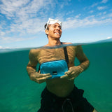 Booe 12. HARDGOODS - CAMP|HIKE|TRAVEL - STUFF SACKS|DRY BAGS Waterproof Belt Bag LAKE BLUE