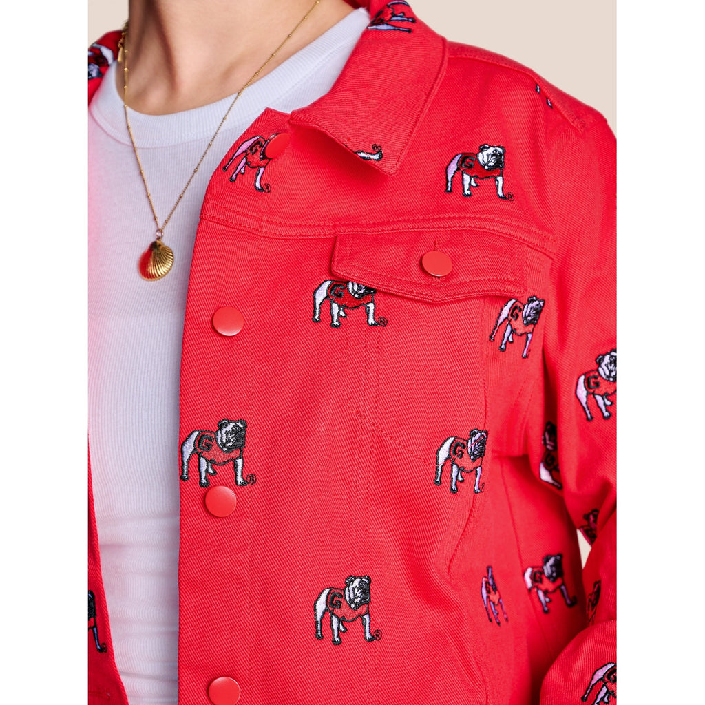 Women’s The Tailgate Twill Logo Jacket Stewart Simmons