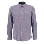 Barbour 01. MENS APPAREL - MENS LS SHIRTS - MENS LS BUTTON UP Men's Padshaw Tailored Gingham Shirt RICH RED