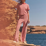 Women's Beach Terry Wide Leg Pant
