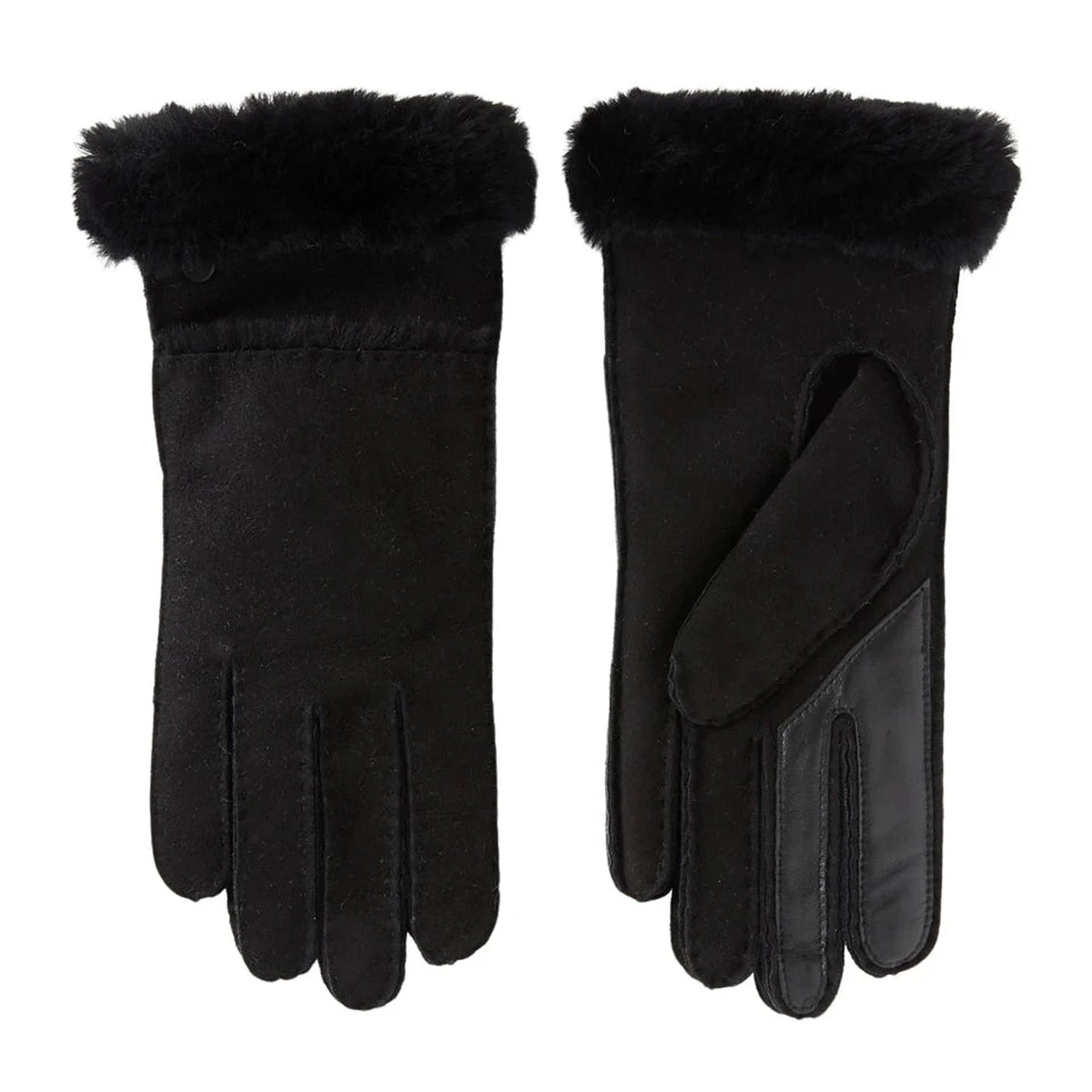 UGG 10. GIFTS|ACCESSORIES - WOMENS ACCESSORIES - WOMENS GLOVES CASUAL Women's Sheepskin Seamed Glove BLACK