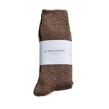 Le Bon Shoppe 06. SOCKS - WOMENS SOCKS - WOMENS SOCKS GIFT Cottage Socks FLAX