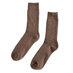 Le Bon Shoppe 06. SOCKS - WOMENS SOCKS - WOMENS SOCKS GIFT Cottage Socks FLAX