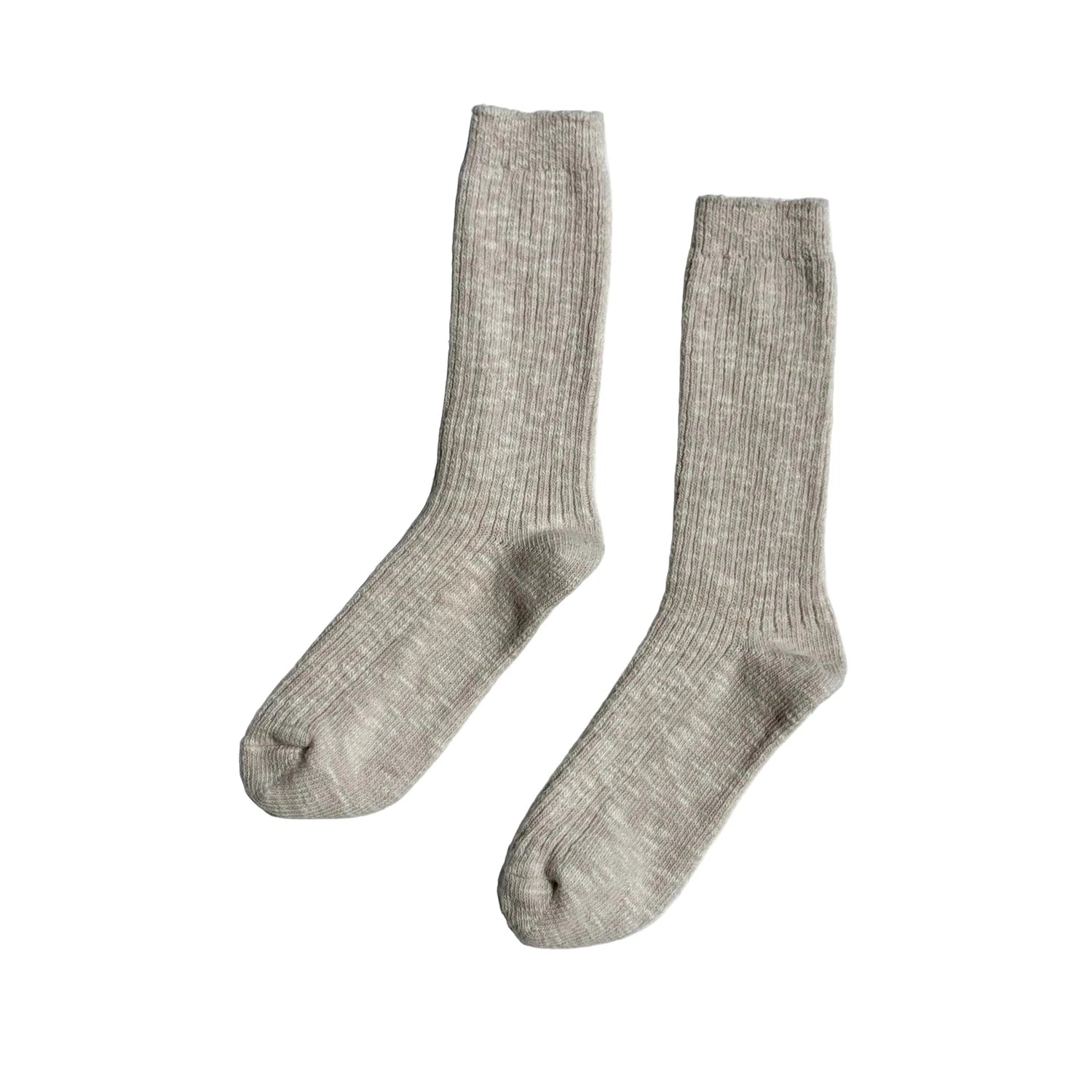 Le Bon Shoppe 06. SOCKS - WOMENS SOCKS - WOMENS SOCKS GIFT Cottage Socks OATMEAL