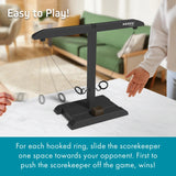 HOOKS! CORE - Ring Toss Game With Built-In Scoring