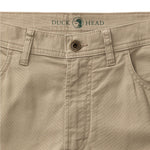 Duck Head 01. MENS APPAREL - MENS PANTS - MENS PANTS CASUAL Men's Classic Fit Pinpoint Canvas Five-Pocket Pant 034 KHAKI