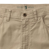 Duck Head 01. MENS APPAREL - MENS PANTS - MENS PANTS CASUAL Men's Classic Fit Pinpoint Canvas Five-Pocket Pant 034 KHAKI
