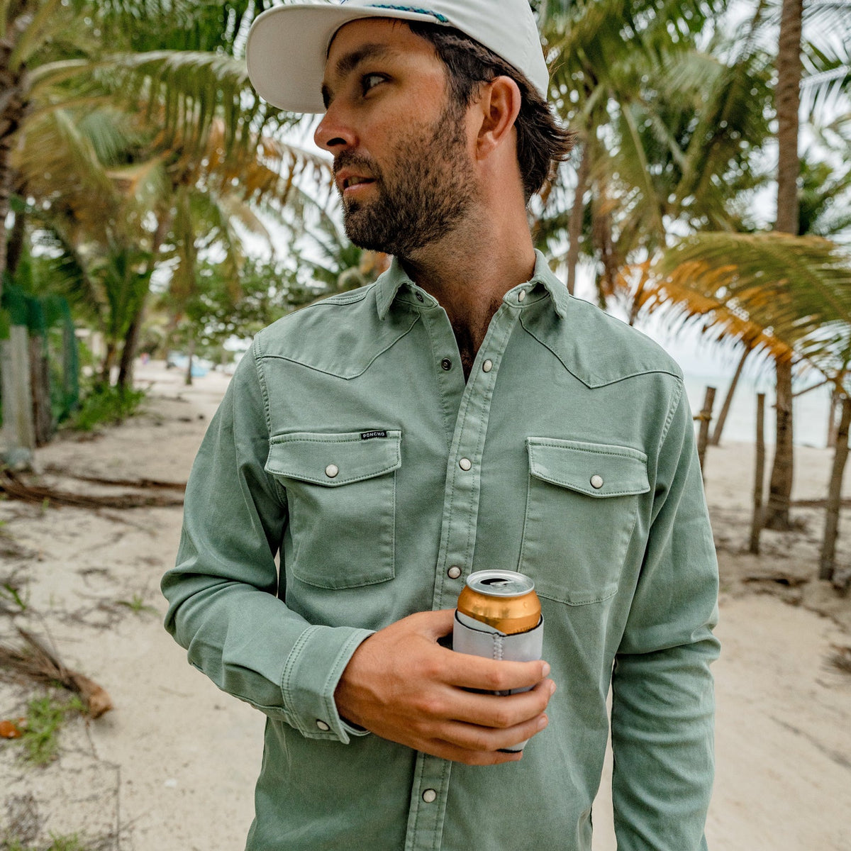 Men's Western Performance Denim Long sleeve