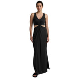 Women’s Maxi Around The World Front Twist Dress Beyond Yoga