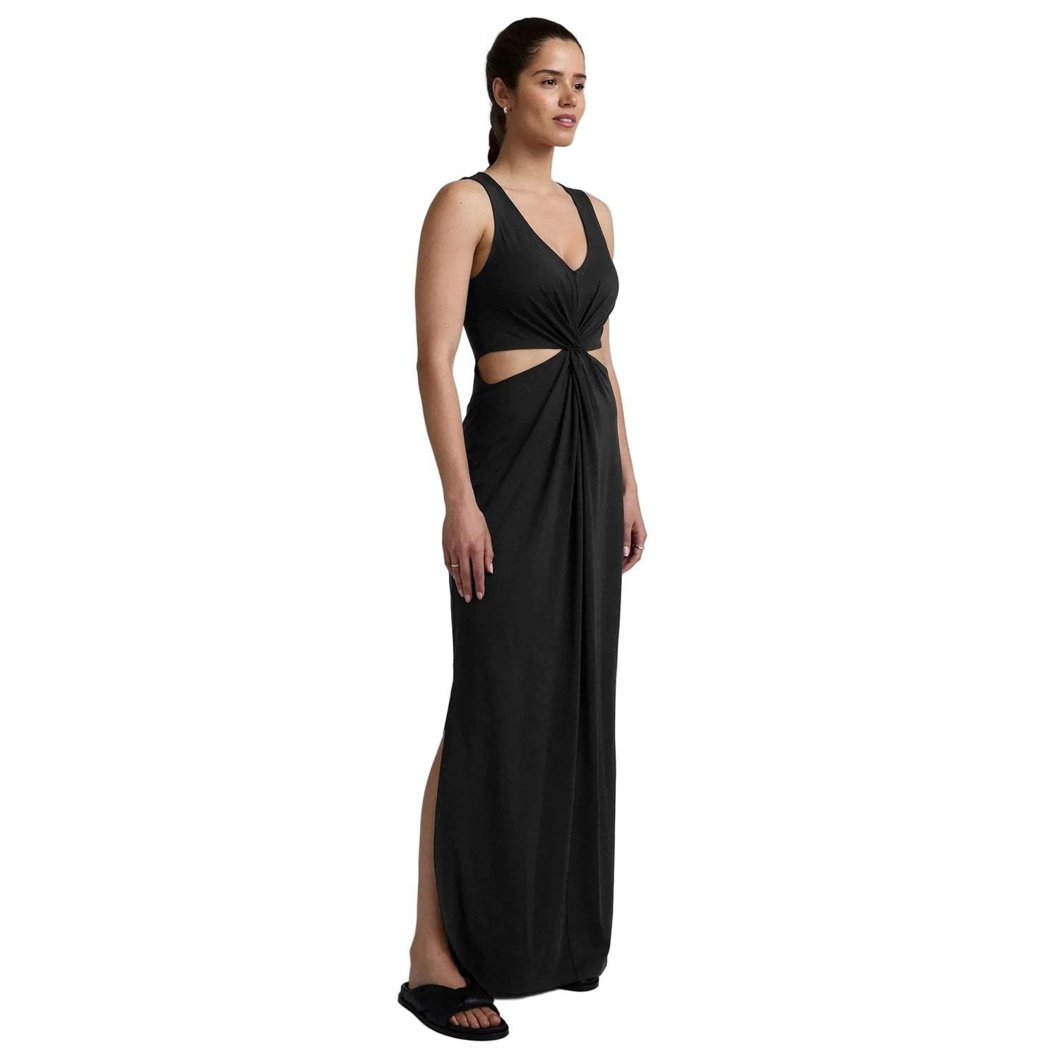 Women’s Maxi Around The World Front Twist Dress Beyond Yoga