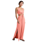 Women’s Maxi Around The World Front Twist Dress Beyond Yoga