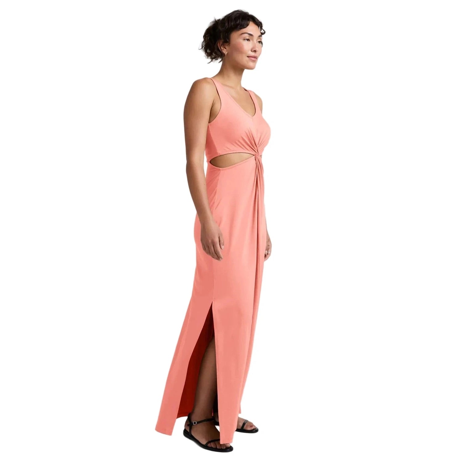Women’s Maxi Around The World Front Twist Dress Beyond Yoga