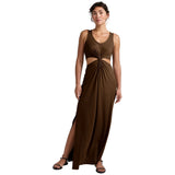 Women's Maxi Around The World Front Twist Dress