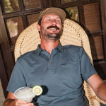 Poncho Outdoors 01. MENS APPAREL - MENS SS SHIRTS - MENS SS POLO Men's Western Field Polo THE DINNER BELL | STORMY WEATHER