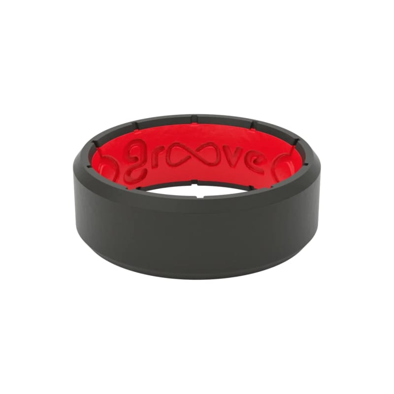 Groove Life 10. GIFTS|ACCESSORIES - MENS ACCESSORIES - MENS JEWELRY Groove Life Edge Ring BLACK|RED
