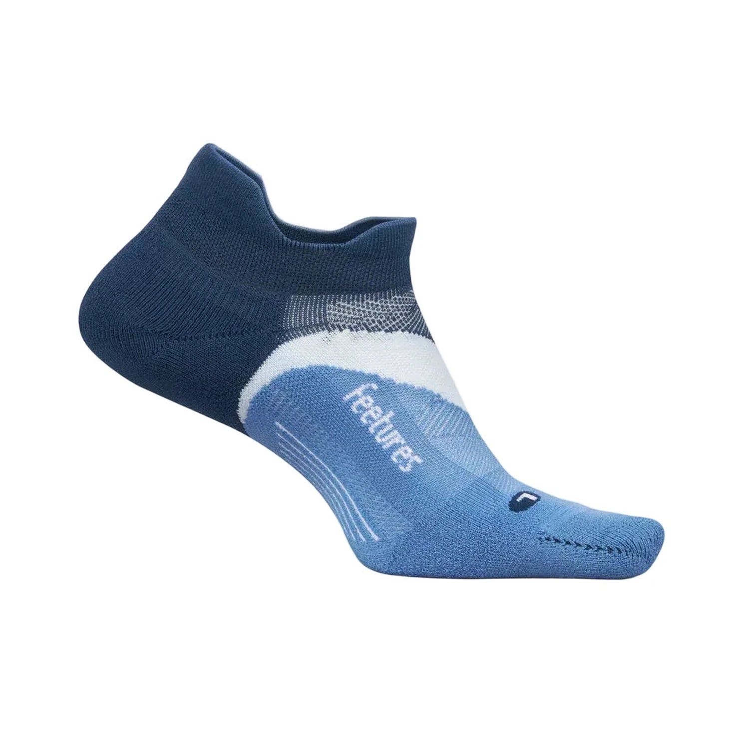Feetures 06. SOCKS - MENS SOCKS - MENS SOCKS LOW Elite Light Cushion Tab BLUE WAVE