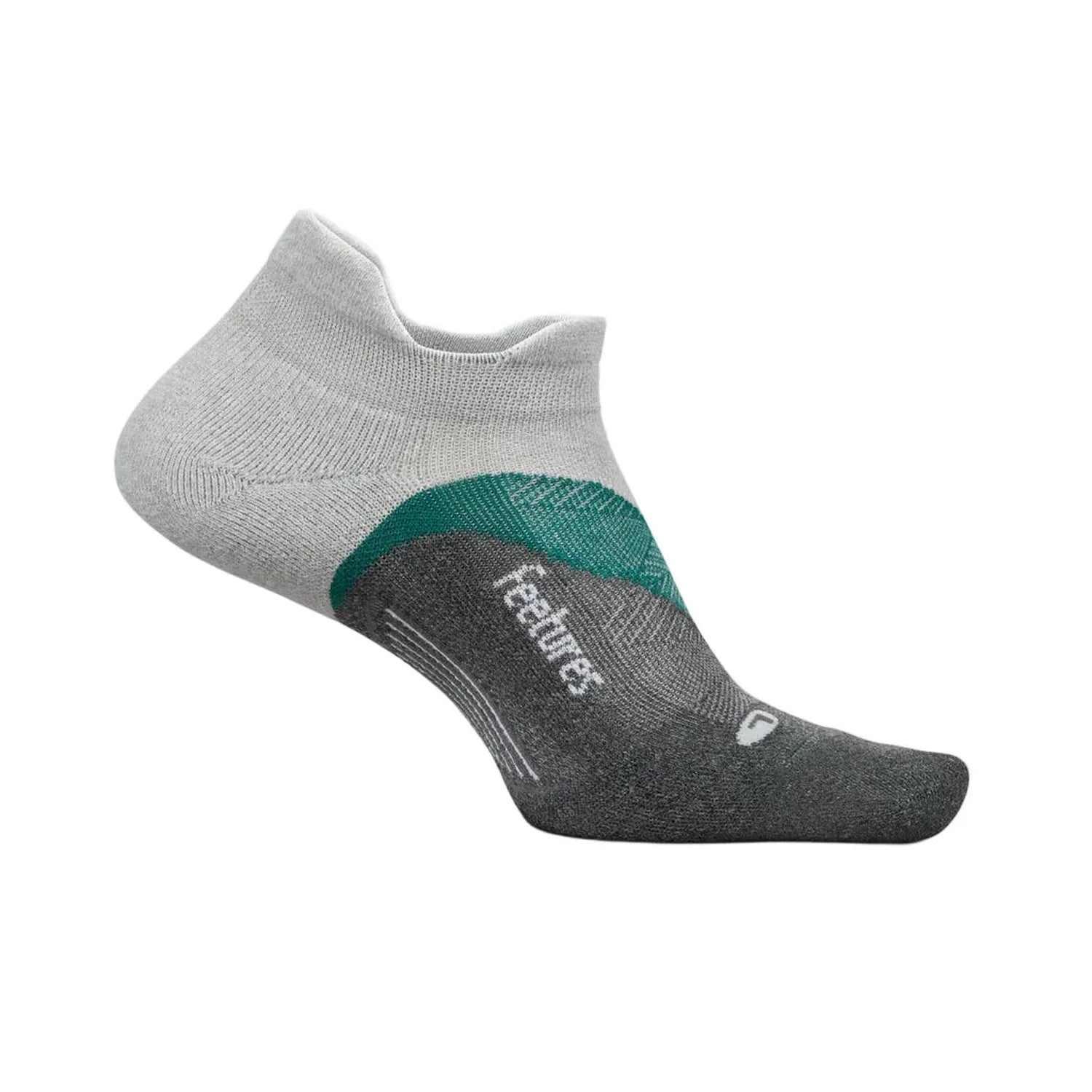 Feetures 06. SOCKS - MENS SOCKS - MENS SOCKS LOW Elite Light Cushion Tab STONE IVY