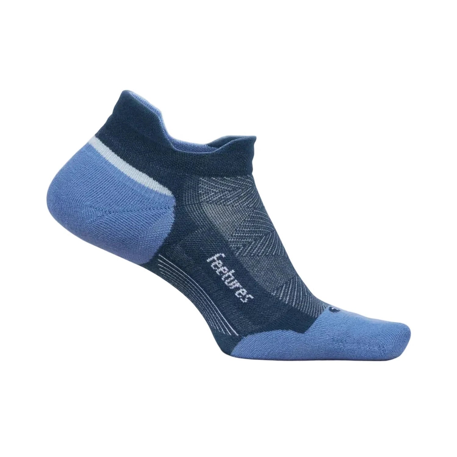 Feetures 06. SOCKS - MENS SOCKS - MENS SOCKS LOW Elite Max Cushion Tab BLUE WAVE