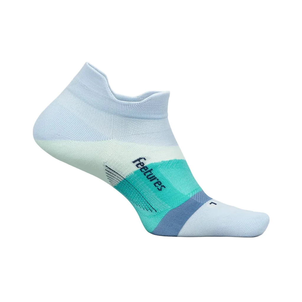 Elite Ultra Light No Show Tab Socks Feetures - GLACIER MIST