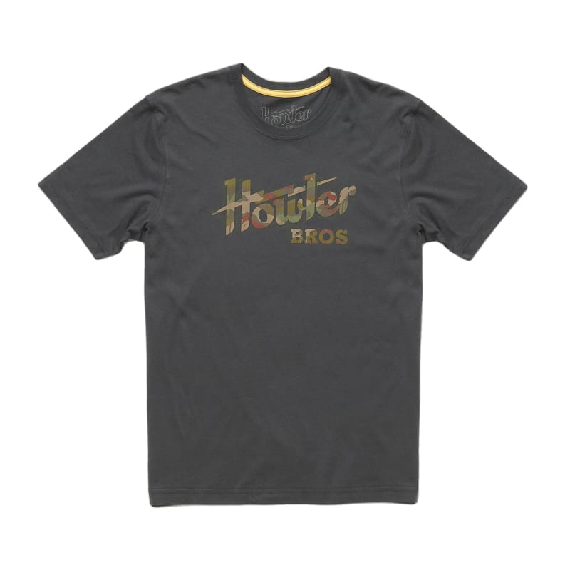 Howler Bros 25. T-SHIRTS - SS TEE Men's Select Tee JUNGLE REGIME HOWLER ELECTRIC | ANTIQUE BLACK