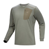 Arc'teryx 01. MENS APPAREL - MENS SKI - MENS THERMAL TOPS Men's Rho LT Crew Neck FORAGE|TATSU