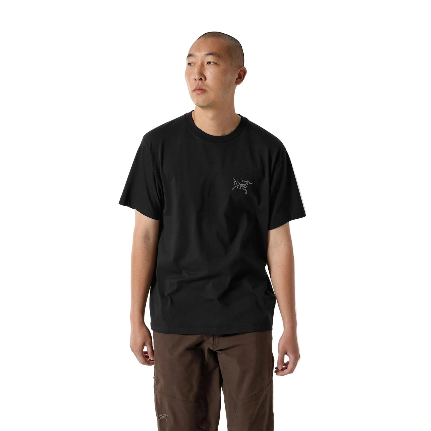 Arc'teryx 01. MENS APPAREL - MENS T-SHIRTS - MENS T-SHIRT SS Men's Kragg SL Cotton Short Sleeve BLACK