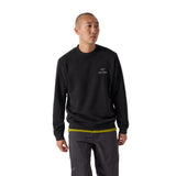 Arc'teryx 01. MENS APPAREL - MENS HOODIES|SWEATERS - MENS PO SWEATERS Men's Emblem Fleece Crew Neck Pullover BLACK