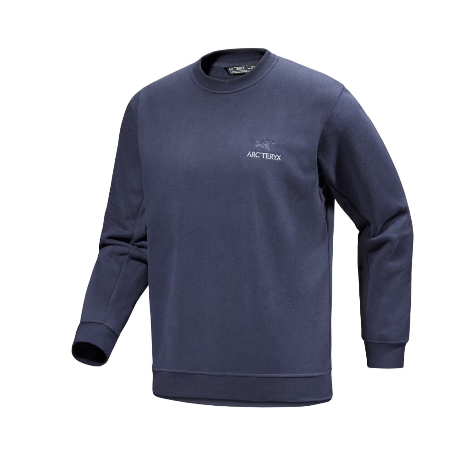 Arc'teryx 01. MENS APPAREL - MENS HOODIES|SWEATERS - MENS PO SWEATERS Men's Emblem Fleece Crew Neck Pullover BLACK SAPPHIRE